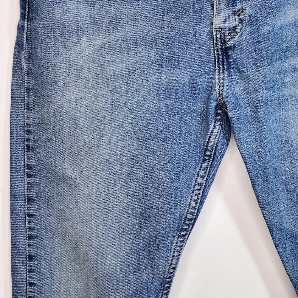Levi's 512 Slim Taper Fit Light Wash Jeans Classic Blue Denim Mens Size‎ 34x32
